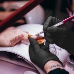 Reusable Hair Dye Gloves - 1 Pair, Black