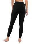 CHARMKING High Waisted Leggings for Women Soft Tummy Control Pants Non See Through Workout Yoga Pants for Running Reg & Plus Size(Black, Large-X-Large,Pocket)