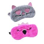 Cute 3D Animal Eye Masks – 2 Pack
