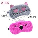 Cute 3D Animal Eye Masks – 2 Pack