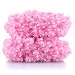 50PCS Crystal Pink Mascara Wands & Spoolies