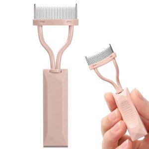 Yrarbil Pink Eyelash Comb and Definer Tool