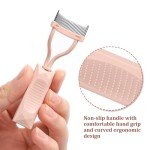Yrarbil Pink Eyelash Comb and Definer Tool