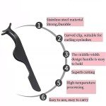 3-Pack Professional Eyelash Tweezers and Applicators