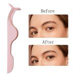 3-Pack Professional Eyelash Tweezers and Applicators