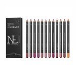 12 Color Lip Liner Pencil Set - Matte Finish