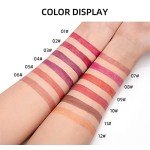 12 Color Lip Liner Pencil Set - Matte Finish