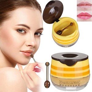 Honey Lip Mask with Wand for Soft, Hydrated Lips