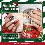 12-Color Christmas Gel Nail Polish Set