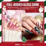 12-Color Christmas Gel Nail Polish Set
