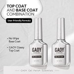 Glassy Gel Top and Base Coat Duo Set