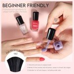 Pink Glitter Nail Polish Set – Quick Dry!