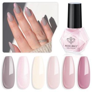 Nail Polish Set: 6 Colors for DIY Manicures