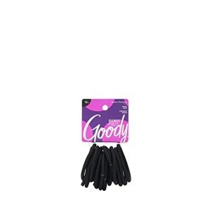 Goody Thick Black Hair Elastics 15 Count