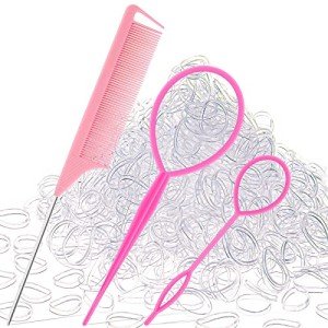 1000 Hair Rubber Bands & Styling Tools Set