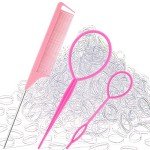 1000 Hair Rubber Bands & Styling Tools Set