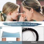 100PCS Soft Cotton Ponytail Holders in Morandi Colors