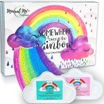 Colorful Rainbow Bath Bombs for Kids Under $10