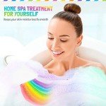 Colorful Rainbow Bath Bombs for Kids Under $10