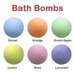 Christmas Bath Bombs with Fun Squishy Toys - 6 Pack