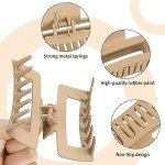 Big Hair Claw Clips Set - 6 Pieces
