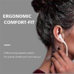 USB C Headphones for iPhone 15, 2-Pack Type C USB C Earbuds Wired with Mic & Volume Control HiFi Stereo Earphones Compatible with iPhone 15/15 Pro/15 Pro Max, iPad Pro, Most USB C Jack Device,White