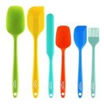 6-Piece Heat-Resistant Silicone Spatula Set