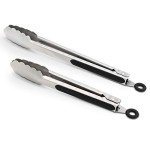 Stainless Steel Grilling Tongs Set of 2