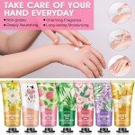 7 Pack Mini Hand Cream Set for Women