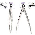 Stainless Steel Grilling Tongs Set of 2
