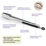 Stainless Steel Grilling Tongs Set of 2