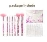 Unicorn Glitter Makeup Brushes Set - 7 Pieces