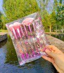 Unicorn Glitter Makeup Brushes Set - 7 Pieces