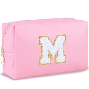 Personalized Pink Makeup Bag for Girls & Teens