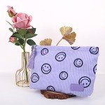Cute Small Makeup Bag with Tassel - Purple