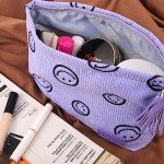 Cute Small Makeup Bag with Tassel - Purple
