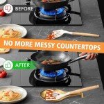 Stainless Steel Spoon Rest and Utensil Holder