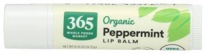 Organic Peppermint Lip Balm by 365, 0.15 Ounce