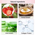 Bee Lip Balm Set: Honey & Strawberry Flavor