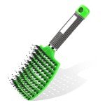 Boar Bristle Paddle Hair Brush for Women