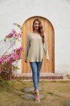 Women's Plus Size Casual Long Sleeve Tops
