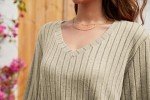 Women's Plus Size Casual Long Sleeve Tops