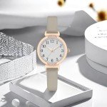 Rose Gold Women's Watch with Diamond Accents