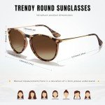 Trendy Polarized Round Sunglasses for Men & Women