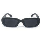 YooThink Black Rectangle Sunglasses for UV Protection