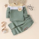 Colorblock Top & Pant Set for Toddlers