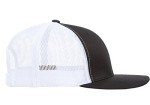 Classic Black/White Trucker Cap by Yupoong