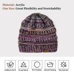 Cozy Purple Slouchy Beanie Hat for Women