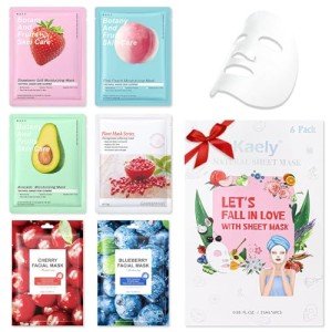 6 Pack Kids Spa Sheet Masks Set