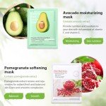 6 Pack Kids Spa Sheet Masks Set